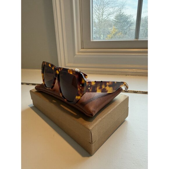 NWB Bec + Bridge x Pared Big Mamma Tortoiseshell Womens Sunglasses $195 [jb] main image 6